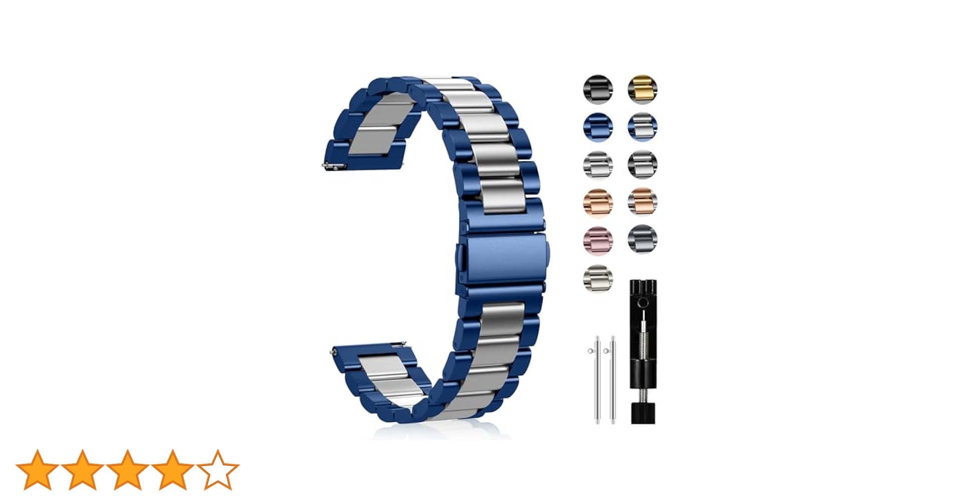 チタンバンド　20mm 　ブラック　簡単コマ調整 Amazon.co.jp: [CeiBand] バンド 18mm 20mm 22mm ステンレス製